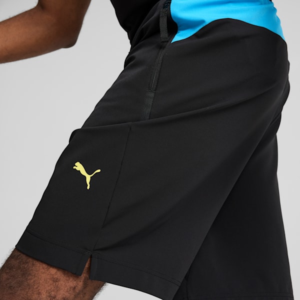 Manchester City PUMATECH 6" Woven Shorts Men, PUMA Black-Magic Blue, extralarge-GBR